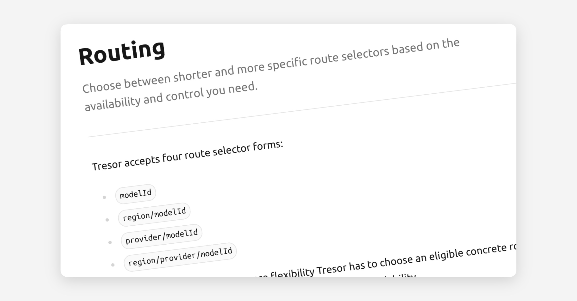 Shorter route IDs, clearer routing