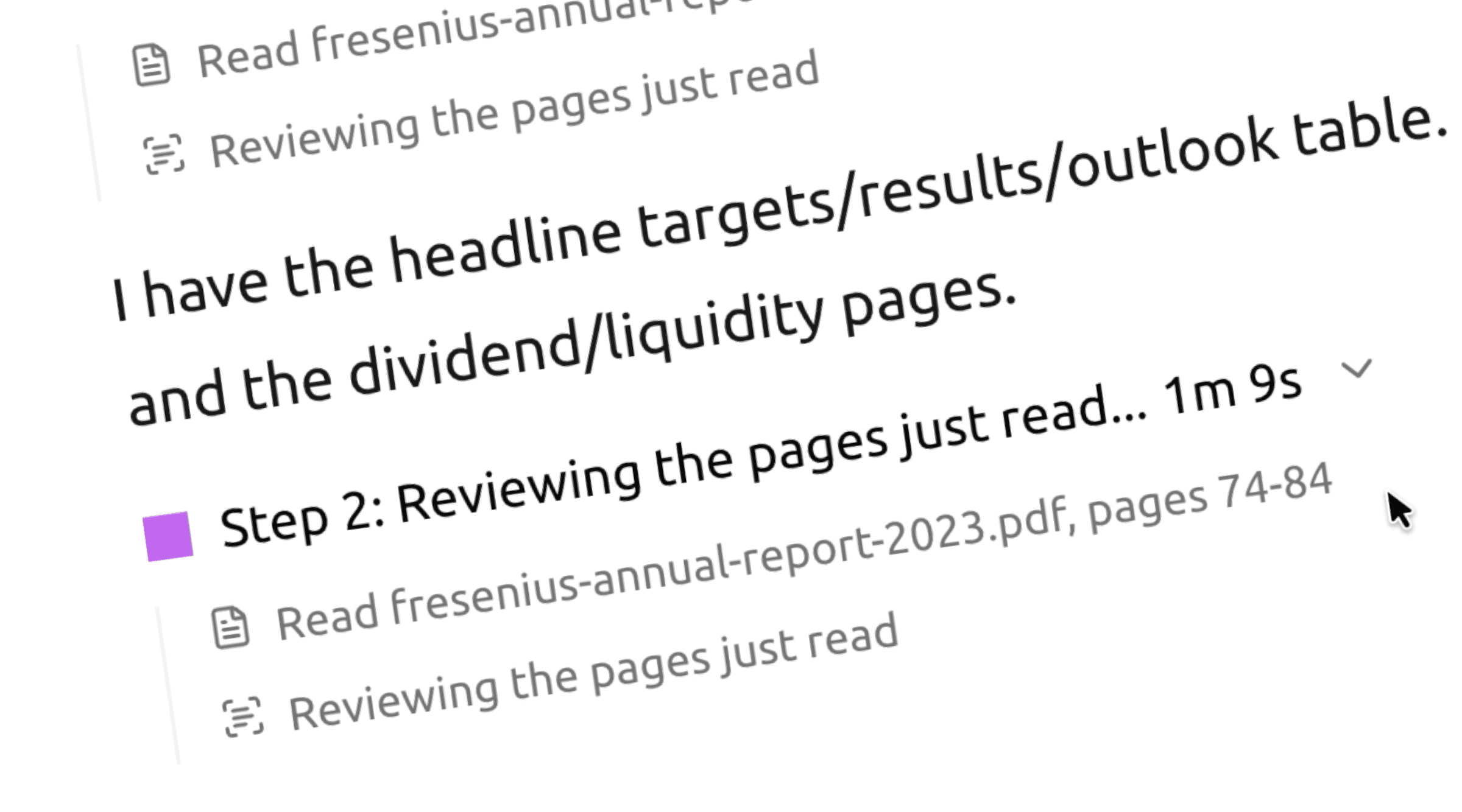 From first page to finished file